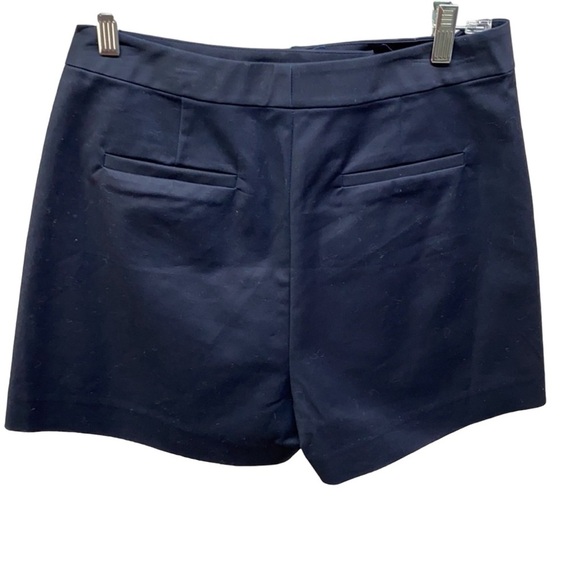 Michael Kors Navy Pleated Shorts - Picture 3 of 5